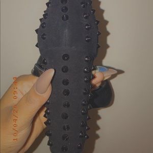 Steve Madden Peep toe studded heels